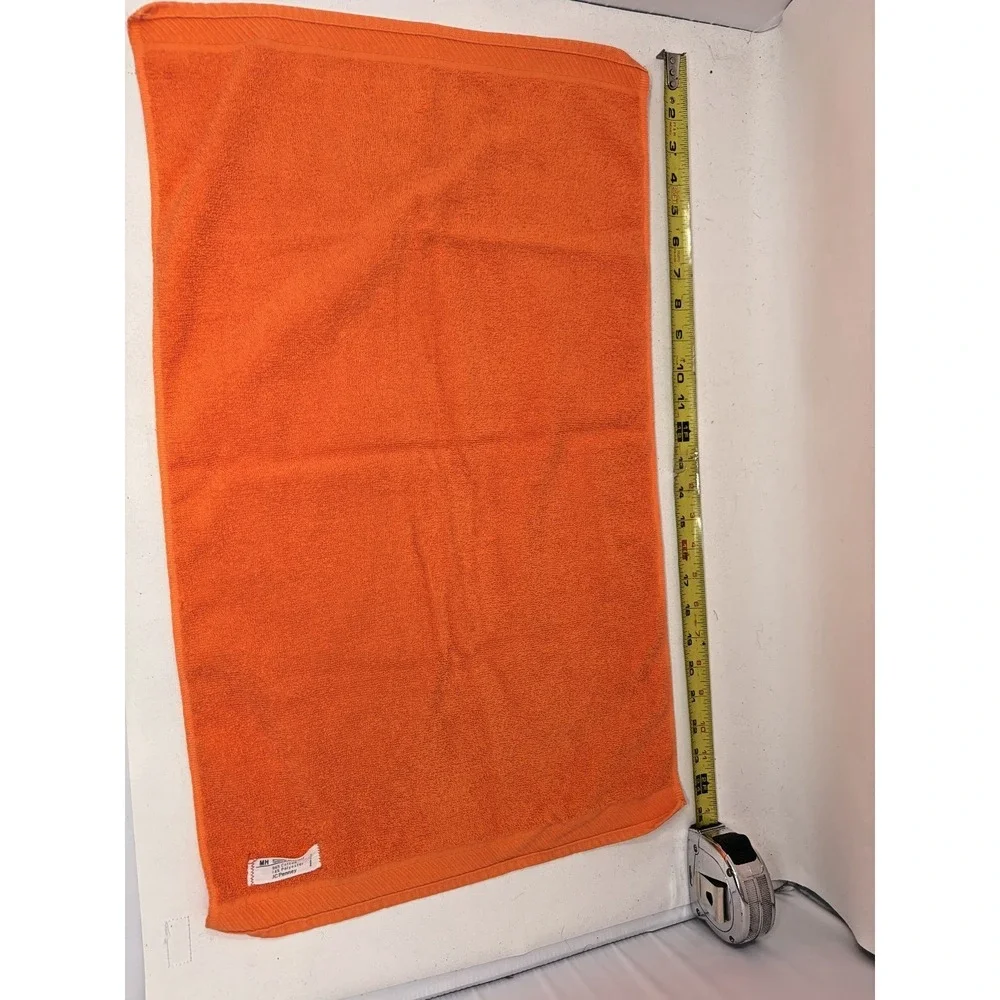 Vintage Groovy Orange Butterfly 6pc Towel Set Cannon JC Penney Utica Rare